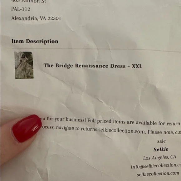 Selkie Renaissance Dress - Picture 9 of 9